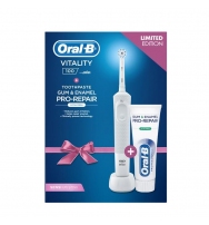 Zubní kartáček Oral-B Vitality 100 D100 White Sensi. + PRO G&E original 75ml