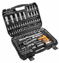 NEO Tools Sada nástrčných klíčů 1/2 1/4 108 ks kufr