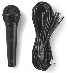 Směrový dynamický mikrofon Nedis MPWD25BK