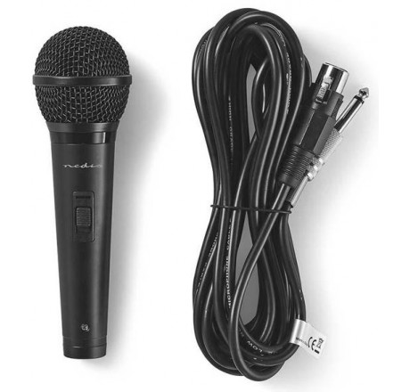 Směrový dynamický mikrofon Nedis MPWD25BK