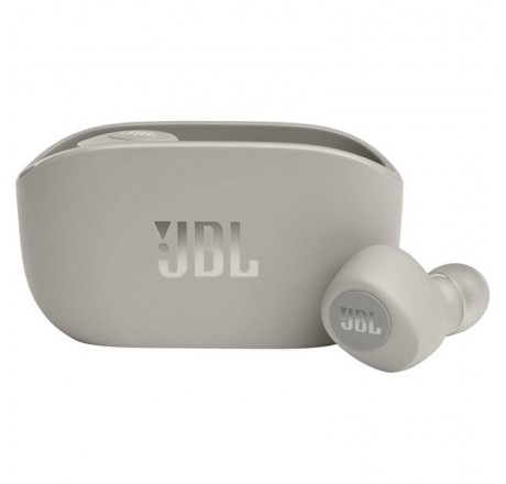 Sluchátka JBL Vibe 100TWS - slonovinová (JBLV100TWSSV)