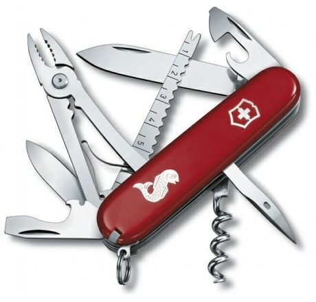 Nůž Victorinox 1.3653.72 Angler červený
