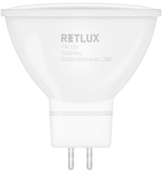 Retlux žárovka RLL 420, LED, GU5.3, 7W, teplá bílá