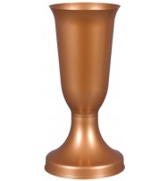 Váza hřbitovní CIKAS těžká plastová d15x30cm 150x150x300 NG 59497me