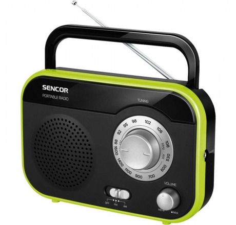Radiopřijímač Sencor SRD 210 BGN černý/zelený