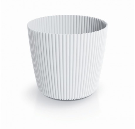 Květináč MILLY ROUND 19,6 cm bílá