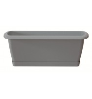 Truhlík s miskou RESPANA SET 39,2 cm šedý kámen Prosperplast ISE400P